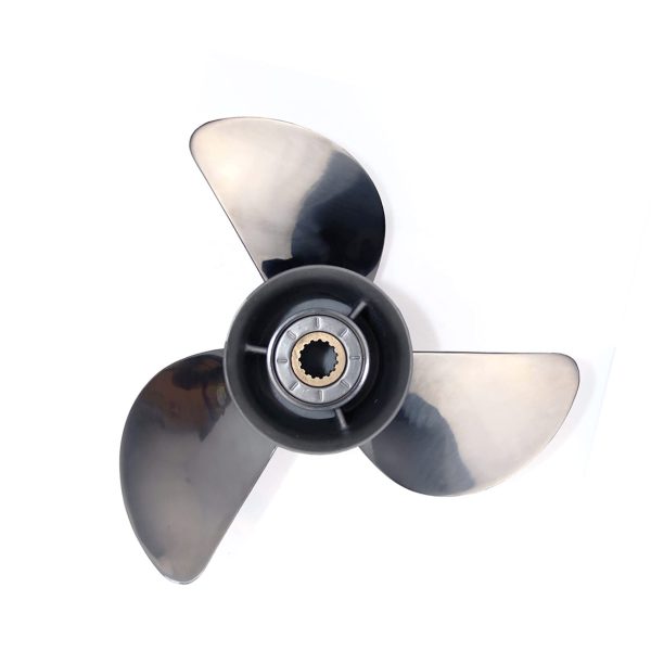 13 1/2x18 Outboard Propeller Stainless Steel Fit Mercury Boat Engines 40HP - 140HP Pressed-in Hub - Image 2