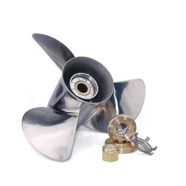 13 1/2x18 Outboard Propeller Stainless Steel Fit Mercury Boat Engines 40HP - 140HP Pressed-in Hub - Image 3