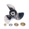 13 1/2x18 Outboard Propeller Stainless Steel Fit Mercury Boat Engines 40HP - 140HP Pressed-in Hub - Image 4
