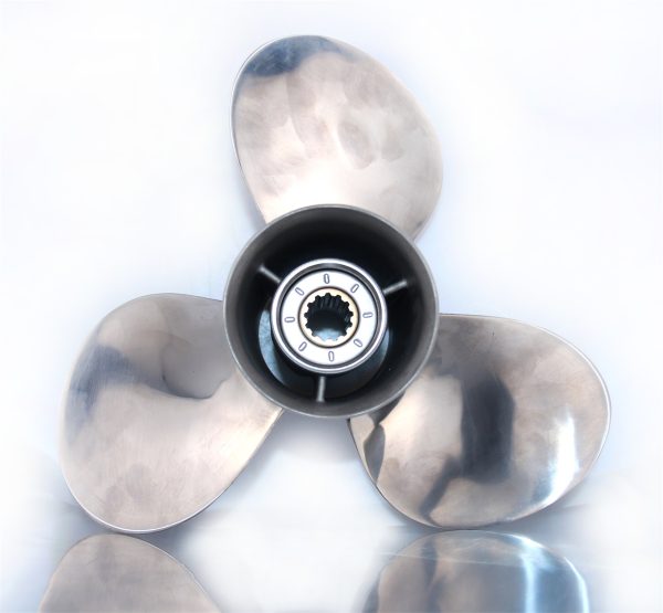 11.1X13 Outboard Propeller Stainless Steel Fit Tohatsu Boat Engines 35HP - 50HP