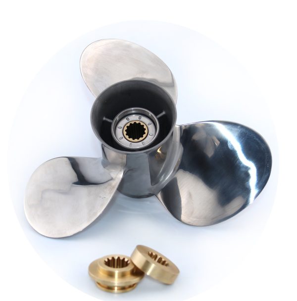 11.1X13 Outboard Propeller Stainless Steel Fit Tohatsu Boat Engines 35HP - 50HP - Image 3