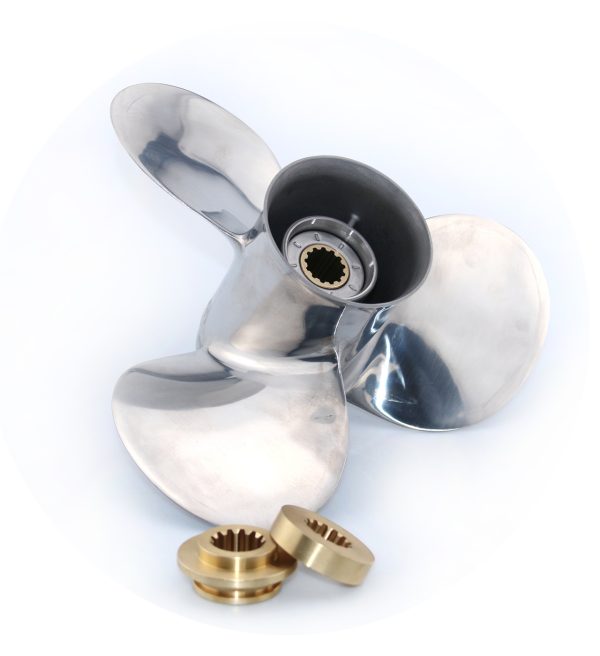 11.1X13 Outboard Propeller Stainless Steel Fit Tohatsu Boat Engines 35HP - 50HP - Image 4