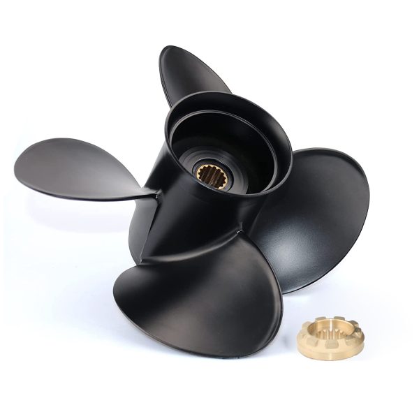 14x13 Outboard Propeller Aluminum Fit Tohatsu Boat Engines 60HP - 140HP 4 Blades