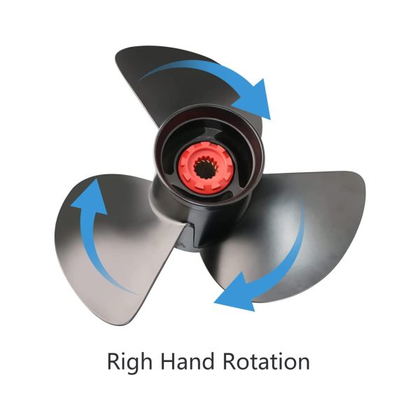 13.2x19 Outboard Propeller Aluminum Fit Tohatsu Boat Engines 60HP - 140HP - Image 2