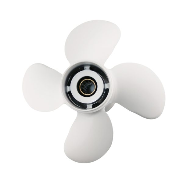 10.6×12 Outboard Propeller Aluminum Fit Yamaha Boat Engines 25-60 HP 4 Blades - Image 2
