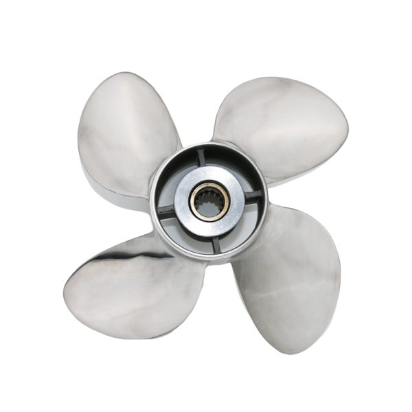 13×19 Outboard Propeller Stainless Steel Fit Yamaha Boat Engines 50-130HP 4 Blades - Image 4
